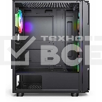 Компьютерный корпус Accord 3338 черный без БП ATX 1xUSB2.0 1xUSB3.0 1xUSB3.1 audio bott PSU, фото3