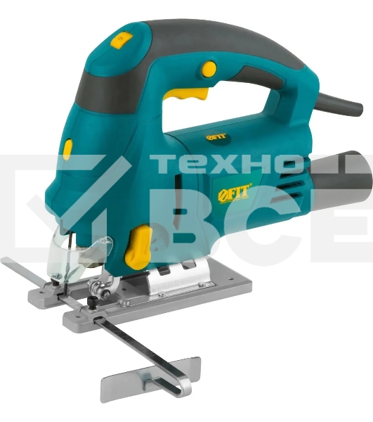 Лобзик FIT JS-801 800 Вт, 0-3000 ход/мин, БзП, маятник, 100 мм, 3,15 кг, лазер, рез. накл., коробка