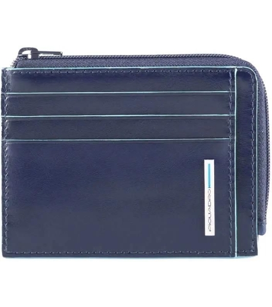Чехол для кредитных карт Piquadro Blue Square PP4822B2R/BLU2. натур.кожа, синий