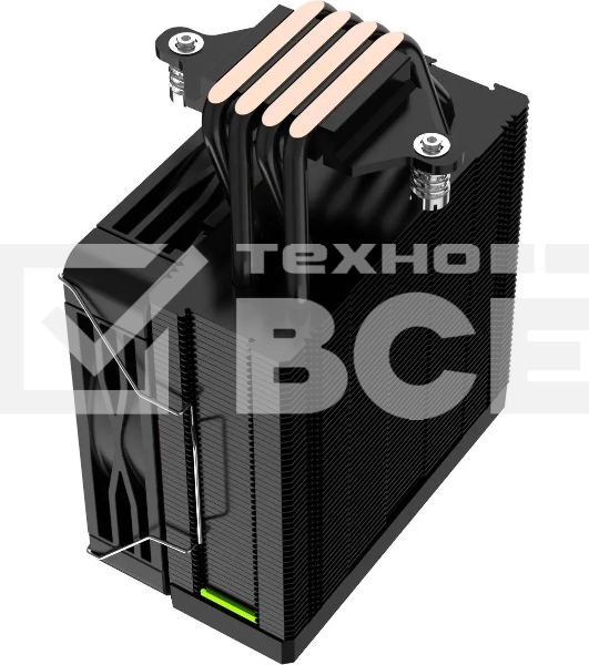 Кулер для процессора Bloody BD-AC205-ARGB1 ARGB черный, 120 мм, алюминий/медь, 1600 об/мин, 26 дБ, 4 pin, 205 Вт, 154 мм