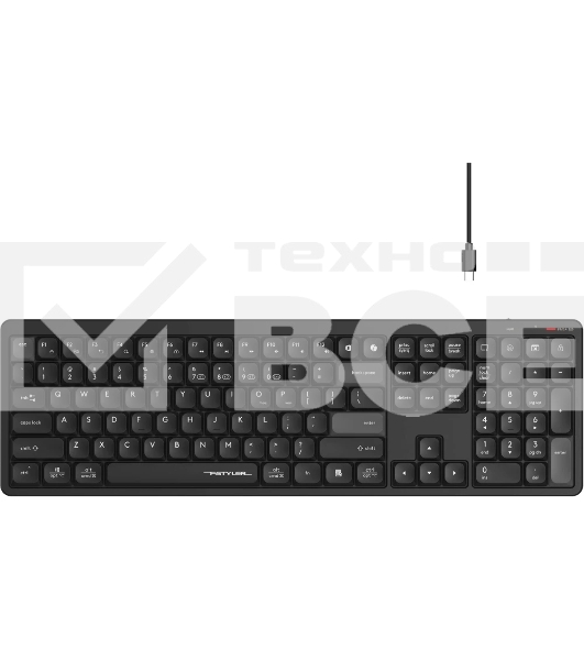 Клавиатура A4Tech Fstyler FBX55C черный USB беспроводная BT/Radio slim Multimedia (FBX55C)