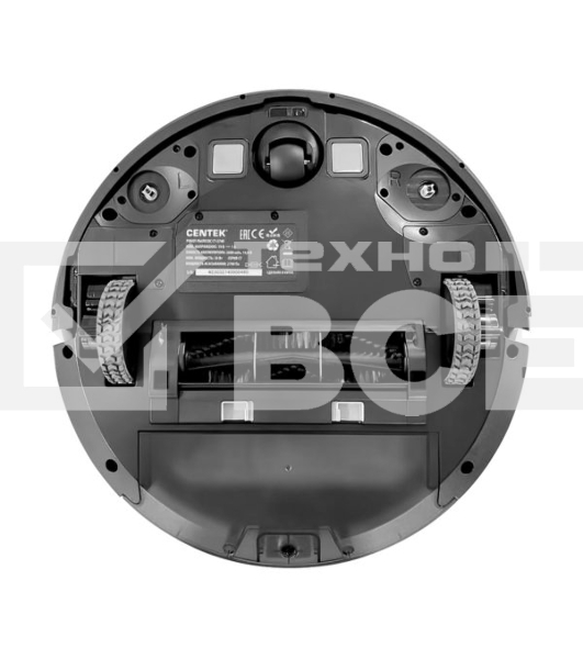 Робот-пылесос Centek CT-2740 черный/коричневый, 2600 мAч Li-Ion, уборка сухая/влажная, пылесборник  контейнер 0.68 л