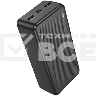Портативный аккумулятор BOROFONE (6941991116438) BJ55B 30000mAh 2USB 2A LED-индикатор, черный