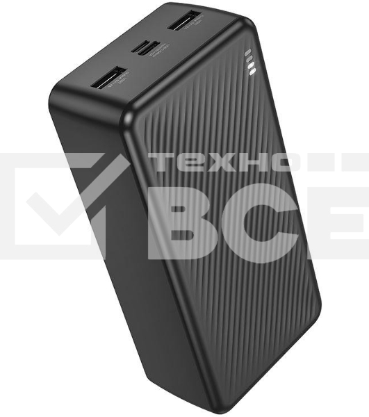 Портативный аккумулятор BOROFONE (6941991116438) BJ55B 30000mAh 2USB 2A LED-индикатор, черный