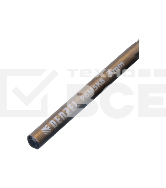 Набор сверл по металлу Denzel 1-10 мм, Р6М5К8-TiN, Golden Tip, 19 шт 723008