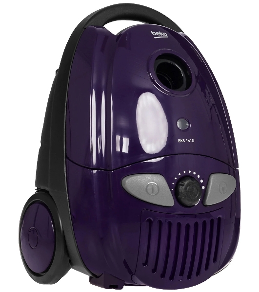 Пылесос Beko BKS 1410 фиолетовый, 330/2000 Вт, уборка сухая, пылесборник мешок 1,5 л
