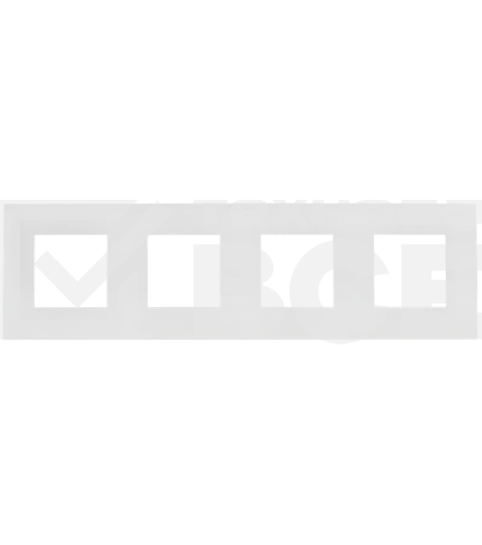 Рамка 4-м SKANDY SK-F04W арктич. бел. IEK SK-M42-K01