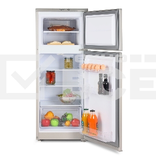 Холодильник Бирюса M422 металлик двухкамерный 115/35л морозилка сверху