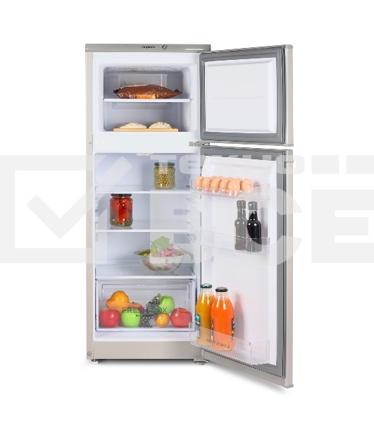 Холодильник Бирюса M422 металлик двухкамерный 115/35л морозилка сверху