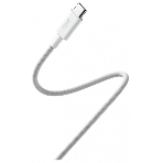 USB кабель Xiaomi 6A Braided USB-C to USB-C Cable 2m белый, фото 1