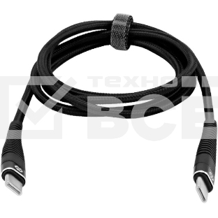 Кабель Digma DG-USBС-C-2M-100W USB Type-C (m)-USB Type-C (m) 2м черный