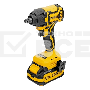 Гайковерт ударный аккумуляторный бесщет. Denzel CIWH-BL-20-350, Li-Ion, 20 В