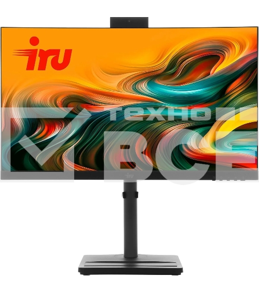 Моноблок IRU Tactio 24ID 24.5' Full HD i3 1215U (1.2) 8Gb SSD 256Gb UHDG Win 11Pro 64 GbitEth WiFi BT 90W Cam черный 1920x1080