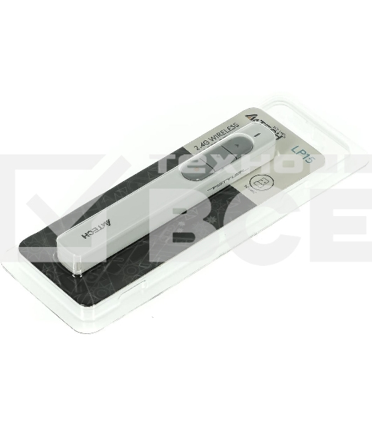 Презентер беспроводной A4Tech LP15 белый, радиоканал, USB, кнопки - 3