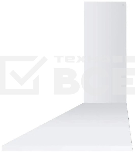 Вытяжка купольная Maunfeld Cork 60, белый, 60 см, 620 куб. м/ч, 47 дБ