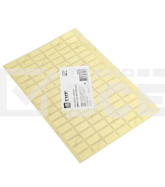 Наклейка EKF '220В' (10х15мм 1шт) PROxima an-2-02