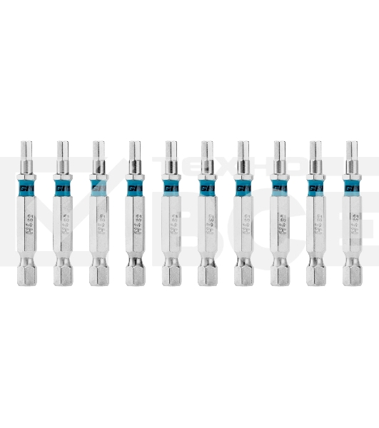 Бита HEX 4х50 мм, сталь S2, шестигр., 10 шт. Gross