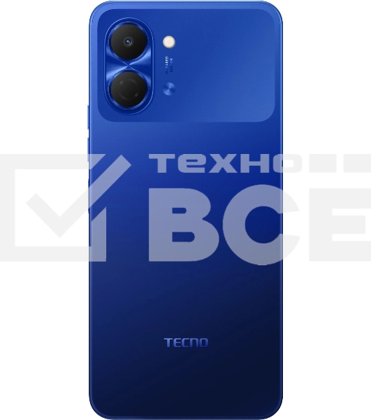 Смартфон Tecno Spark Go 3 64Gb 4Gb синий моноблок 3G 4G 2Sim 6.75' 720x1600 Android 15 13Mpix 802.11 a/b/g/n/ac NFC GPS GSM900/1800 Protect microSD max1024Gb