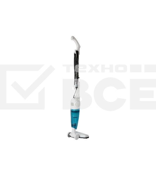 Пылесос вертикальный Endever SkyClean VC-278 белый/голубой, питание от сети, 130 Вт, уборка сухая, пылесборник 1.2 л