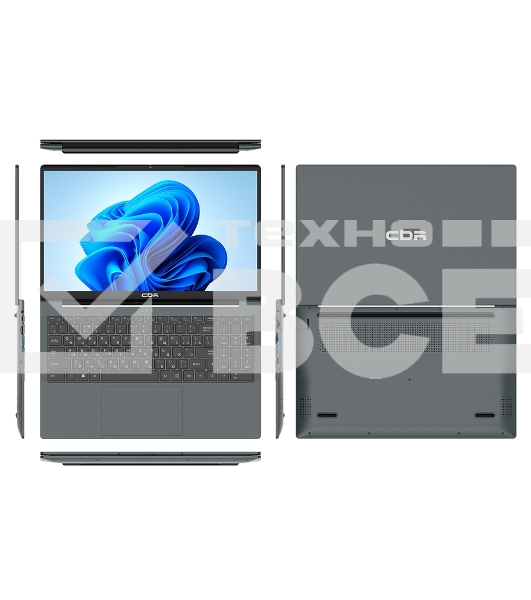 Ноутбук CBR LP-SMCR-1505 15.6' FHD IPS (Intel Celeron N4500/8Gb DDR4/256Gb M.2 SSD/Intel UHD Graphics/RJ45/W11 Pro/4800mAh/пластик)