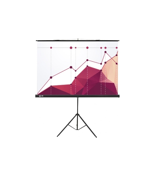 Экран для проектора Cactus CS-PST-180x180, 100 ', 1:1, напольный, рулонный, белый  матовый