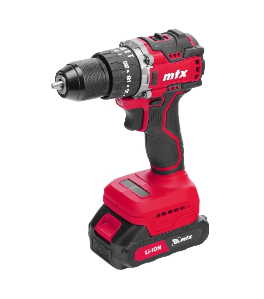 Дрель-шуруповерт MTX CIDS-BL-20, 20 В, 2 Ач, 60 Нм, бесщеточный, ударный