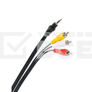 Кабель соединительный 3.5 Jack (M)/3 RCA (M) <TAV4545-2M> Telecom