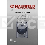 Стиральная машина Maunfeld MFWM1410SB02 темно-серебристый, загрузка фронтальная 10 кг, 1400 об/мин., класс: А+++, фото2