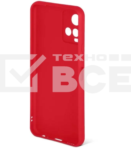 Чехол (клип-кейс) DF vCase-06 для Vivo Y21/Y33s красный