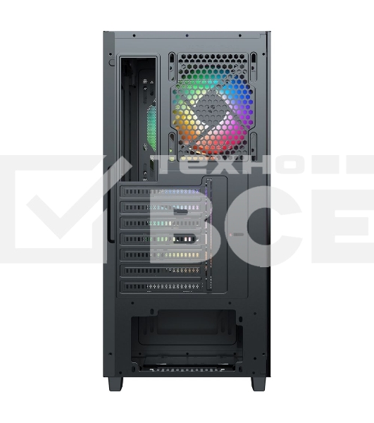 Компьютерный корпус ACD Citadel 106 ATX, Black, USB3.0*1, USB*2+HD audio ,1*12cm  ARGB rear+2*14cm ARGB front ,TG
