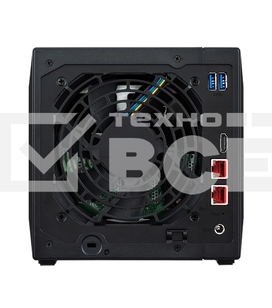 Сетевой накопитель ASUSTOR AS5404T 2-Bay NAS/Media player/Intel Celeron N5105 2.0GHz up to 2.9GHz, 4GB SO-DIMM DDR4, noHDD(HDD,SSD),/2x 2,5Gb (LAN)/3xUSB3.2,HDMI; 90IX01R1-BW3S40