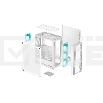Компьютерный корпус Deepcool CC560 V2 белый без БП ATX 4x120mm 1xUSB2.0 1xUSB3.0 audio bott PSU, фото10