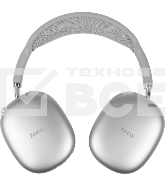 Наушники мониторные Hoco Air Triumph W35 серебристый беспроводные bluetooth оголовье