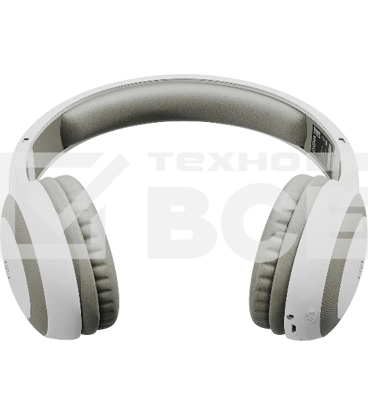 Гарнитура накладные Digma BT-15 белый/серый беспроводные bluetooth оголовье