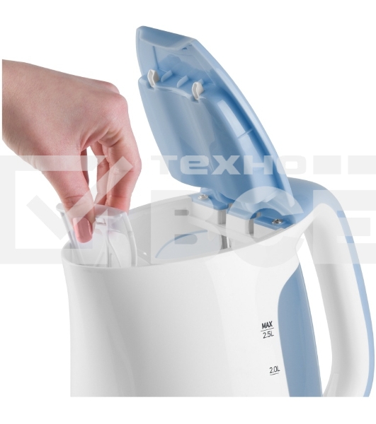 Чайник электрический Sencor SWK 2510WH пластик, 2,5 л, 2200 Вт, белый