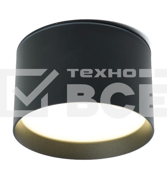 Светильник FERON HL373 ДПО-25w GX70 без лампы IP44 черный