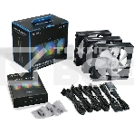 Комплект вентиляторов для корпуса Lian Li Uni Fan ALV2 (3 шт.) G99.12ALV23B.00 черный, 120 мм, 2000rpm 28.7Db, 4-pin, фото2