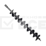 Шнек двухзаходный D 100B для грунта к бензобуру со сменными ножами, диаметр 100мм длина 800мм, фото 1