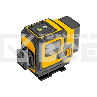 Лазерный уровень мультипризменный Denzel DLV-360-3C, 30 м, зеленый луч, Li-Ion 2,4 Aч, кейс