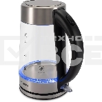 Чайник электрический Hyundai HYK-G7405 1.7л. 2200Вт черный/серебристый корпус: стекло, фото7