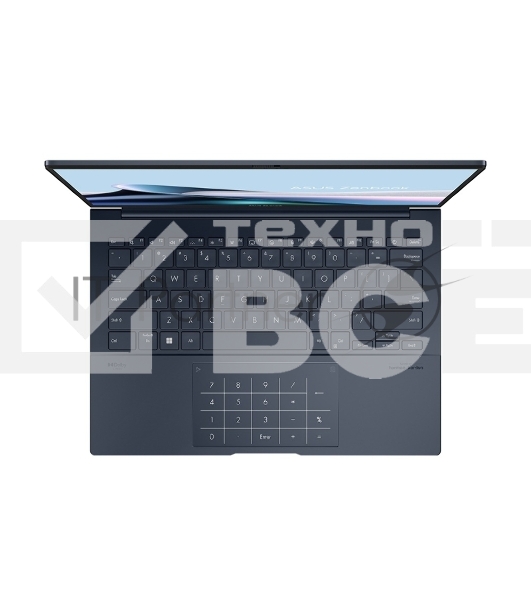 Ноутбук ASUS Zenbook 14 OLED UX3405CA-PP528 Intel Core Ultra 9 285H 2900MHz/14'/2880x1800/16GB/1024GB SSD/Intel Arc Graphics/Wi-Fi/Bluetooth/Без ОС (90NB14W1-M00RX0) Blue