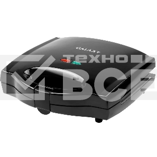 Сэндвич-тостер Galaxy Line GL 2959, черный, со съемными пластинами, 800 Вт