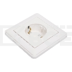 Розетка В59 СУ С ЗК БЕЛ. Розетка В59 СУ С ЗК БЕЛ., фото2