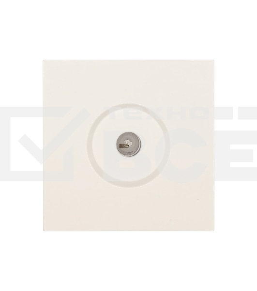 Розетка ТВ оконечная СП ZIMA IP20 слон. кость LEZARD 704-9088-130