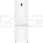 Холодильник Candy CFN6185WDC белый двухкамерный 191/91л морозилка снизу, No Frost, фото 1