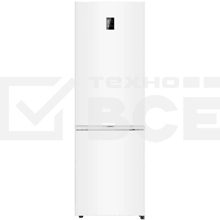 Холодильник Candy CFN6185WDC белый двухкамерный 191/91л морозилка снизу, No Frost