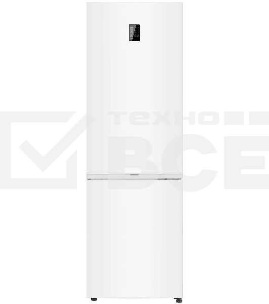 Холодильник Candy CFN6185WDC белый двухкамерный 191/91л морозилка снизу, No Frost