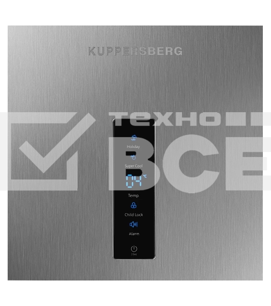 Холодильник Kuppersberg NRS 188 X нержавеющая сталь однокамерный 355л, No Frost