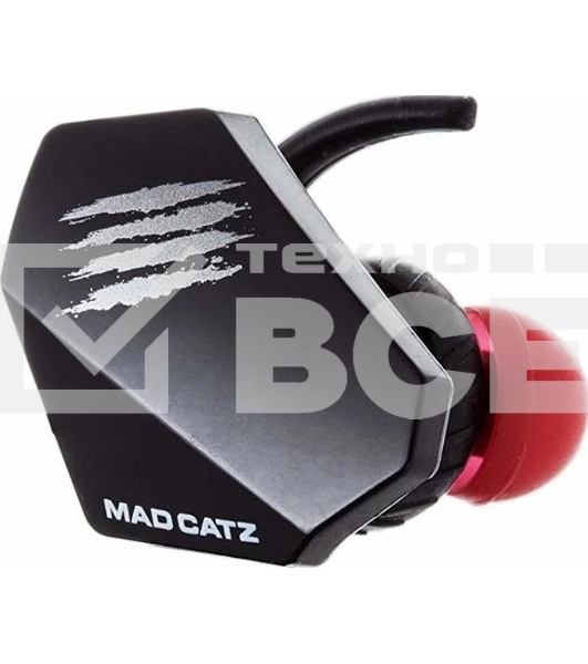 Гарнитура Mad Catz E.S. PRO+ чёрный, проводная, mini jack 3.5 мм, вставные