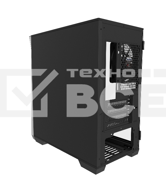 Компьютерный корпус ZALMAN Z1 ICEBERG, MicroATX, BLACK, WINDOW, 2xCOMBO (3.5
